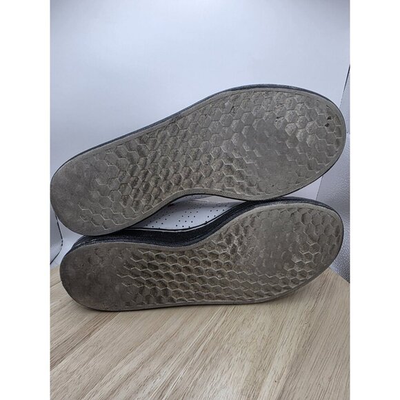 adidas Men's Advantage Sneaker Shoes White/Red/Green SIZE 8 US Customized - Picture 8 of 9